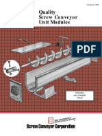 Quality Screw Conveyor Unit Modules: Catalog No. 298A