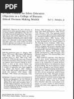 Corey’s 8-Step Ethical Decision Model | PDF