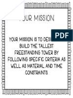 Lesson 6 Tower Qfocus Mission Statement