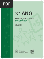 3 Ano Caderno de Atividades Matematica ALUNO Vol.2