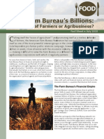 Download The Farm Bureaus Billions The Voice of Farmers or Agribusiness by Food and Water Watch SN35620647 doc pdf