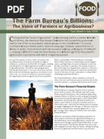 Download The Farm Bureaus Billions The Voice of Farmers or Agribusiness by Food and Water Watch SN35620647 doc pdf