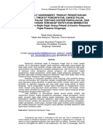 Download Pengaruh Self Assessment Tingkat Pengetahuan Perpajakan Tingkat Pendapatan Sanksi Pajak Persepsi Wajib Pajak Tentang Sistem Perpajakan Dan Kualitas Pelayanan Terhadap Kepatuhan Membayar Pajak by Saut S Nababan SN356207369 doc pdf