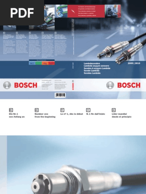 Bosch Lambda Sensor Catalogue Pdf Vehicle Technology Engines