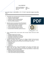 Soal Pretest Pertumbuhan Dan Perkembangan