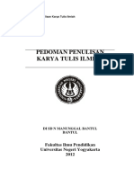 Handout Seminar Karya Tulis Ilmiah PDF