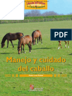 Manejo y Cuidados Del Caballo