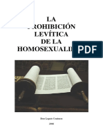 Brus Leguas Contreras La Prohibicion Levitica de La Homosexualidad
