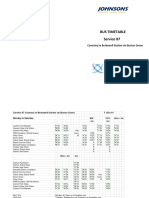 Bus Timetable Service 87: Coventry To Berkswell Station Via Burton Green