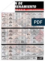 Plan de Entrenamiento 12 Planes de Entre PDF