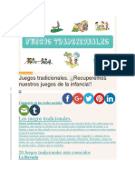 Juegos Para Niños.docx Tradicionales