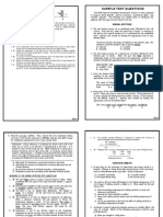 NCE-Sample Test Questions - (2015) PDF