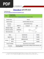 Datasheet of CPI-613|CAS 95809-78-2|sun-shinechem.com