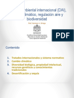 06 Derecho Ambiental Internacional Cambio Climático y Biodiversidad (Prof. Gustavo Ortega) 1ra Parte