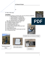 leaf litter decomposition protocols and data sheets updated