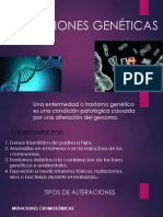 Alteraciones Genéticas Biologia