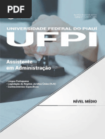#Apostila UFPI - Assistente Em Administração (2017) - Nova Concursos