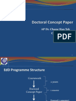 OUM EdD Programme Structure and Concept Paper Guidelines