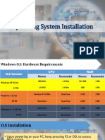 Operating System Installation