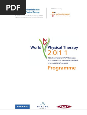 Wpt2011 Programme Final 20may Web Version Physical Therapy - 