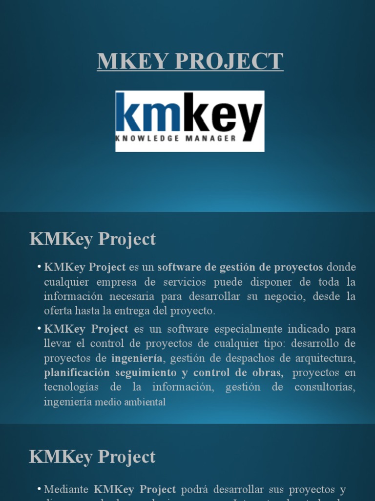 KMKEY | PDF | Software | Planificación