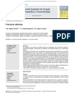 Revista Española de Cirugía Ortopédica y Traumatología: Fracturas Abiertas