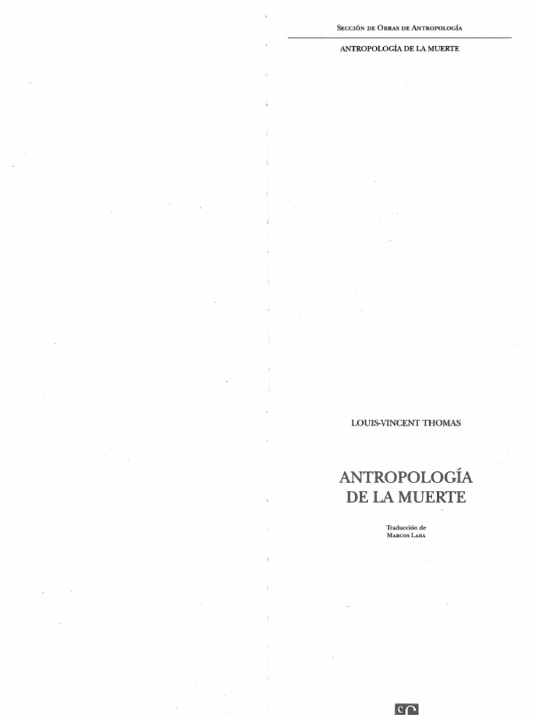 Antropologia de La Muerte | PDF | Muerte | Homo Sapiens
