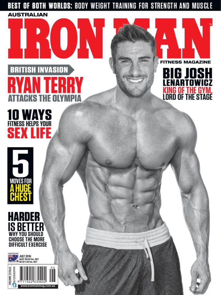 Australian Ironman Magazine July 2016 PDF PDF Muscle Hypertrophy Sports