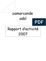 rapport activité 2007