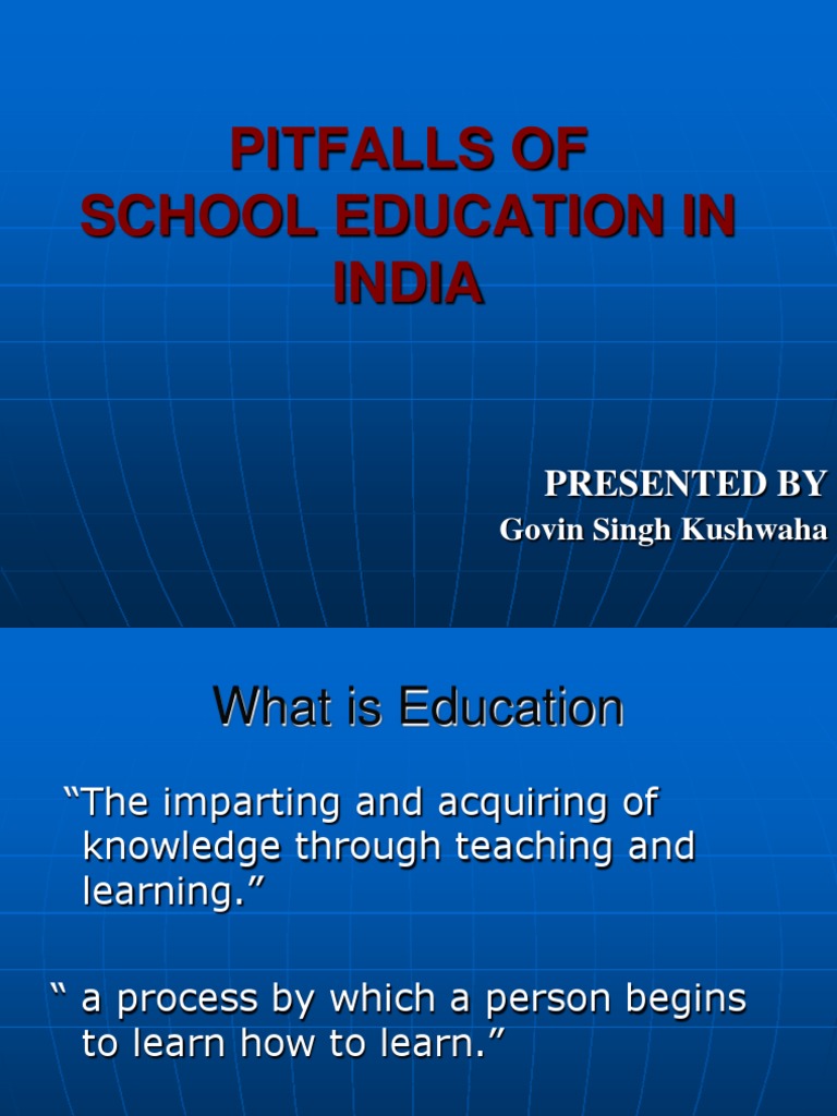 School Education in India | PDF | Literacy | State School