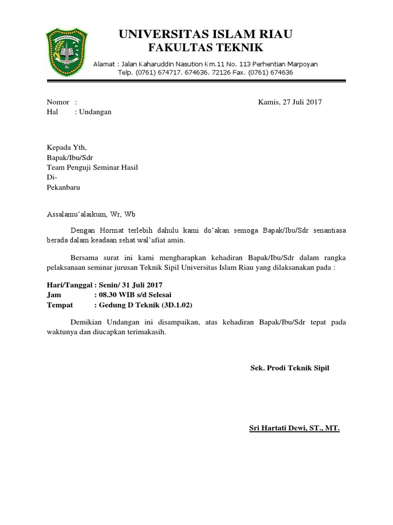 Contoh Surat Penambahan Tugas