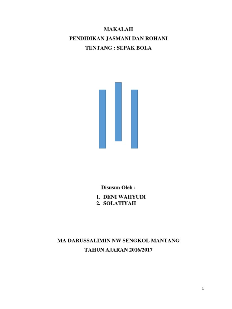 Makalah Sepak Bola