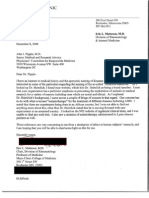 Eric Matteson MD (Mayo Clinic) & John Pippin MD (PCRM), correspondence re: Heimlich experiments