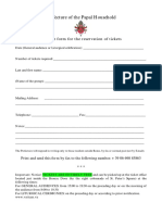 Vatican Ticket Request PDF