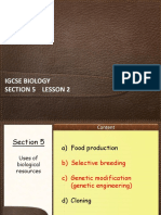 IGCSE Biology: Selective Breeding and Genetic Modification