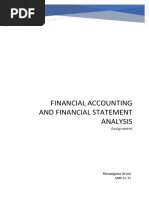 Financial Statements Analysis