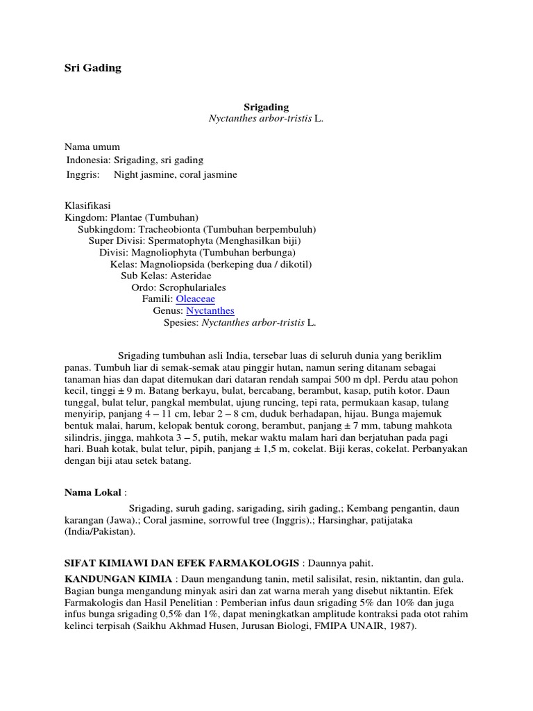 Sri Gading | PDF