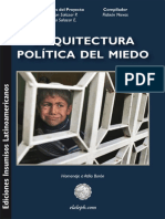 Arquitectura Política Del Miedo