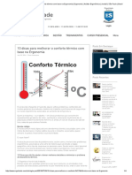 10 Dicas para Melhorar o Conforto Térmico