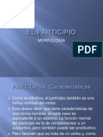 Morfología Del Participio