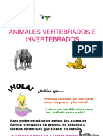 Animales Vertebrados e Invertebrados