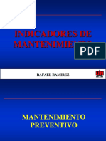 Indicadores de Mantenimiento