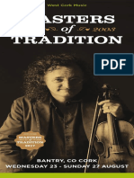 Masters of Tradition 2017 Programme