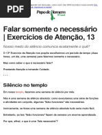 Falar Somente o Necessário _ Exercícios de Atenção, 13 – PapodeHomem