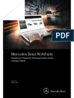 Mercedes Benz WebParts Manual