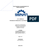 Formato Trabajo para Senati Perú