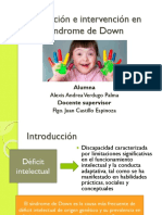 Evaluación e Intervención en Síndrome de Down