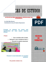 Técnicas de Estudio