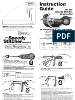 Speedy Stitcher Package Instructions2011