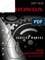 Manual de Taller Honda TRX420 FE FM TE TM FPE FPM 2007-2010 (Inglés)